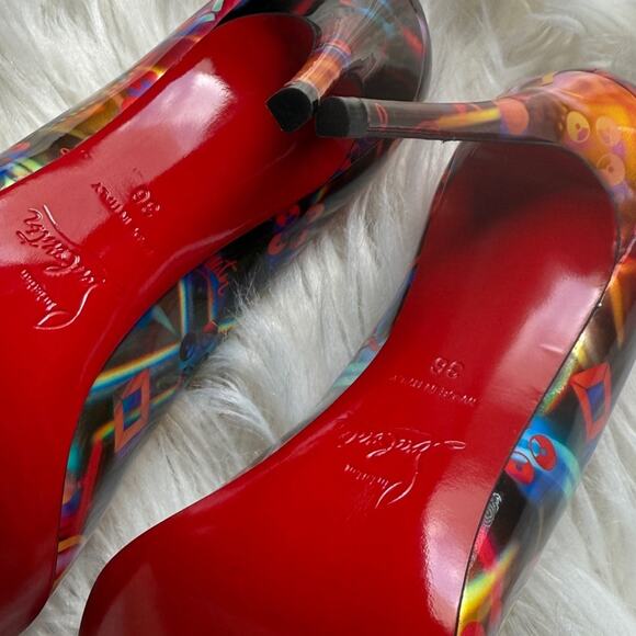 NWT • Christian Louboutin NIB Hot Chick 100 Pointed Toe Pumps Size: 37 - Picture 6 of 7